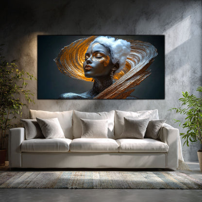 Tablou pe Sticlă Securizată "Trezirea Prafului Cosmic" – Ediție Unicat 1/1