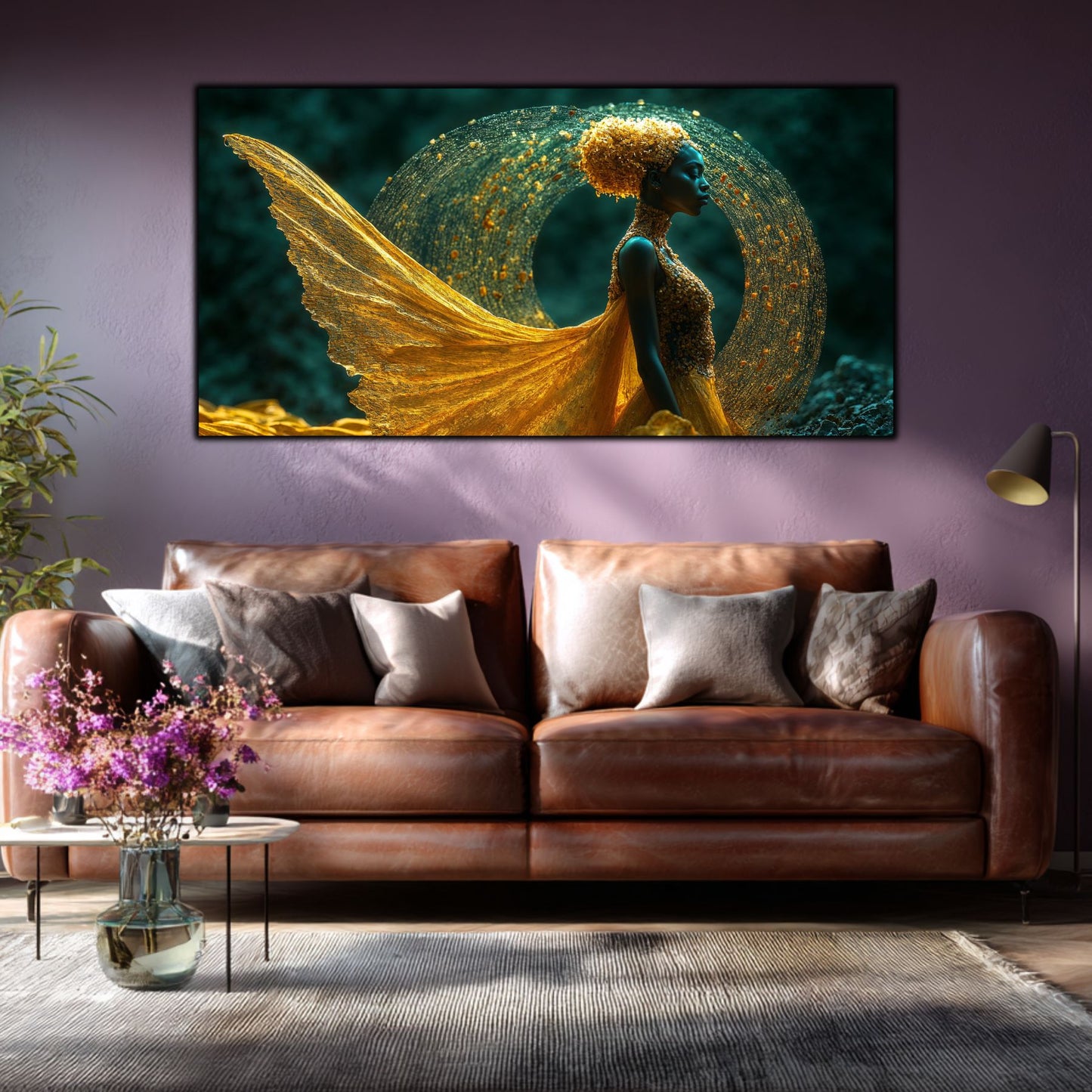 Tablou Abstract Modern „Vortexul Eliberării” – Artă Dinamică pe Sticlă