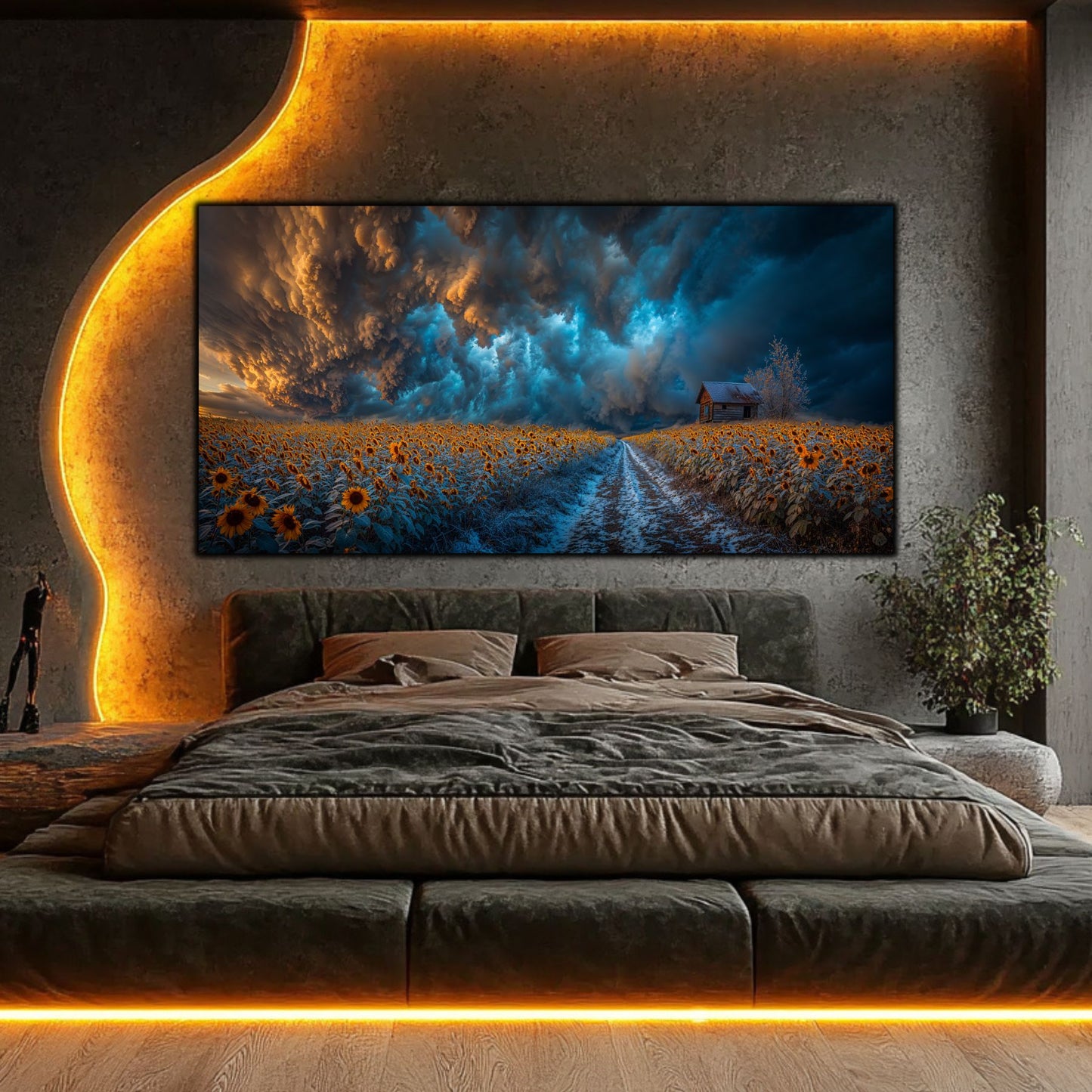 Tablou pe Sticlă Ecoul Potecii Pierdute | Ediție Unicat | Art-Zen Premium